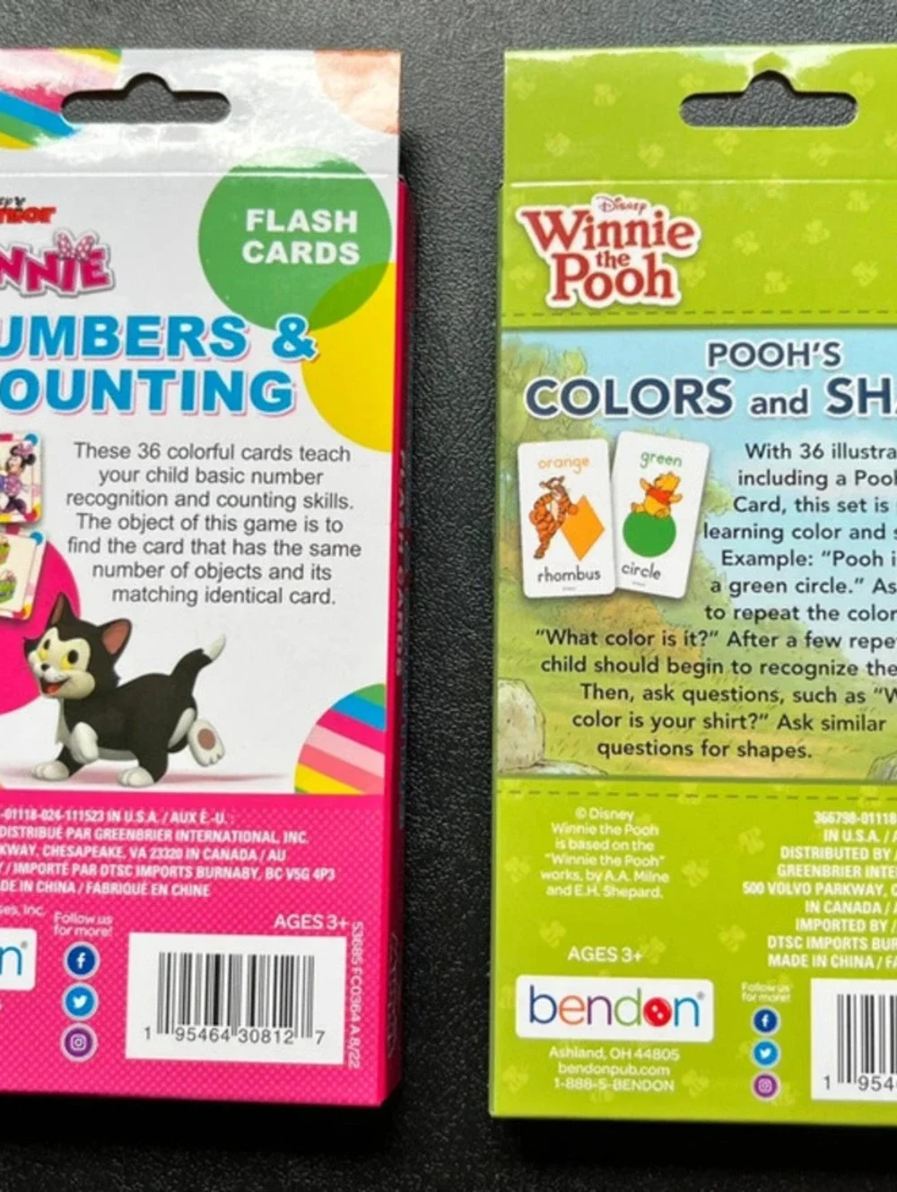 Disney learning with Minnie and Winnie :) A fun mixed pairing.